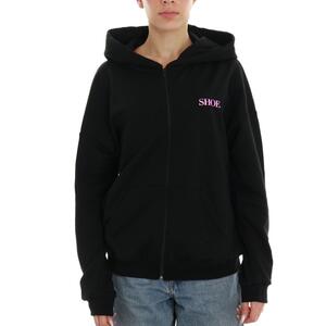 FELPA ZIP NERO